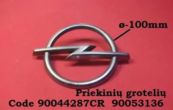 Opel Ascona C Other badges/marks 90044287CR 90053136