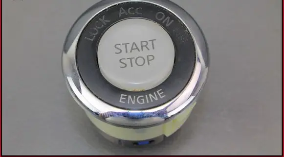 Infiniti FX Engine start stop button switch