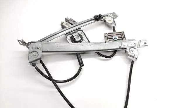 Opel Tigra B Front door window regulator with motor 93163588