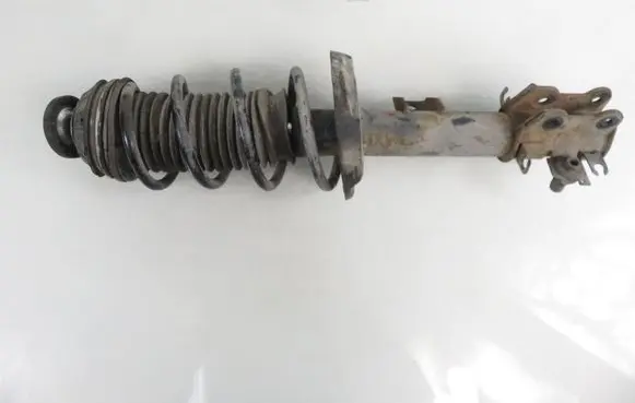 Front shock absorber with coil spring