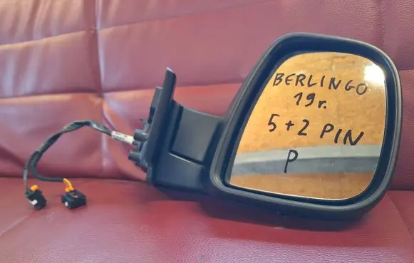 Peugeot Partner III Front door electric wing mirror PART4LUSTRORHNER