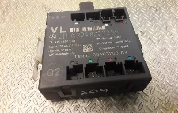 Mercedes-Benz C W204 Door control unit/module 2048207385 A2048207385