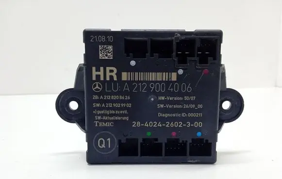 Mercedes-Benz C W204 Door control unit/module A2128208626 A2129029902 A2129004006