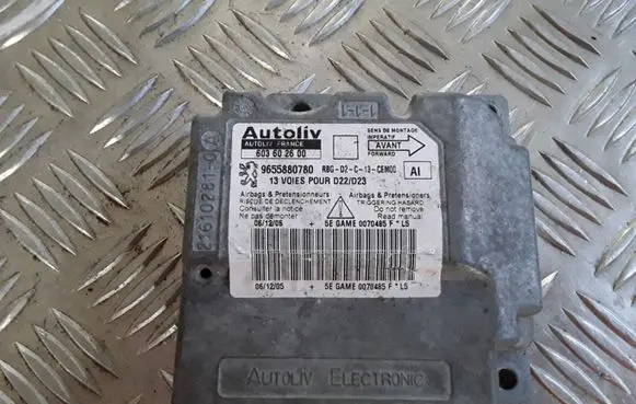 Peugeot 407 Airbag control unit/module 603602600 9655880780 216102810