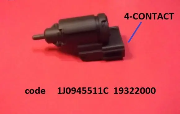 Audi TT Mk1 Brake pedal sensor switch 1J0945511C 19322000
