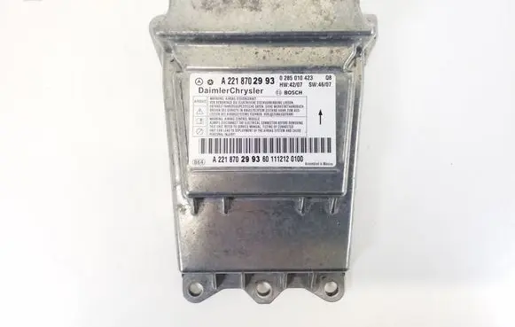 Mercedes-Benz S W221 Airbag control unit/module A2218702993