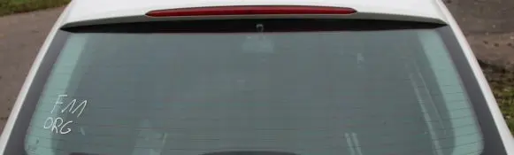 BMW 5 F10 F11 Rear windscreen/windshield window 
