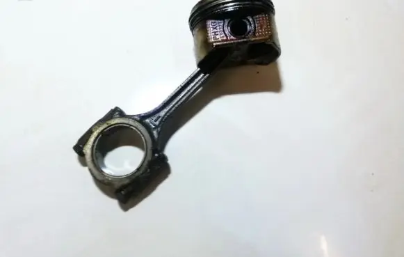 Piston with connecting rod