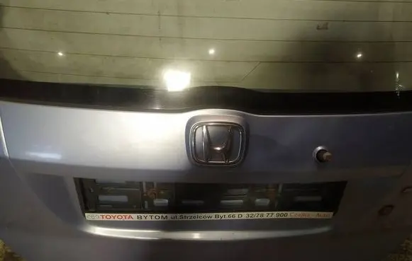 Honda Jazz Trunk door license plate light bar 