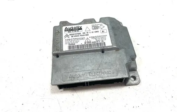 Citroen C4 I Airbag control unit/module 9658137980 0039415H