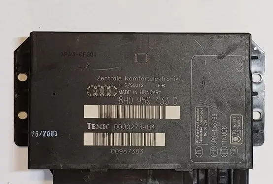 Audi A4 S4 B6 8E 8H Comfort/convenience module 8H0959433D