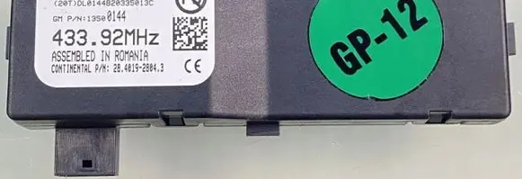 Opel Astra J Sound amplifier 13500144