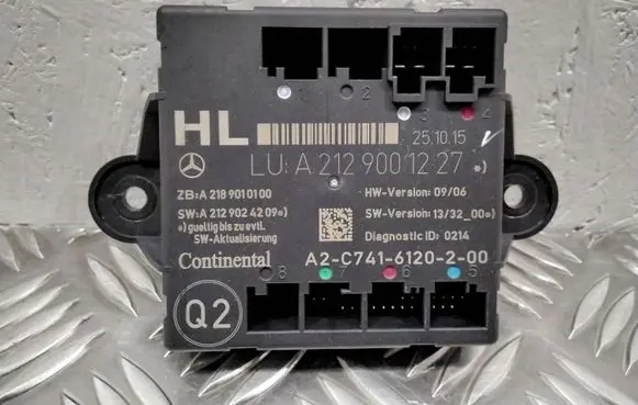 Mercedes-Benz E W212 Door control unit/module A2129001227