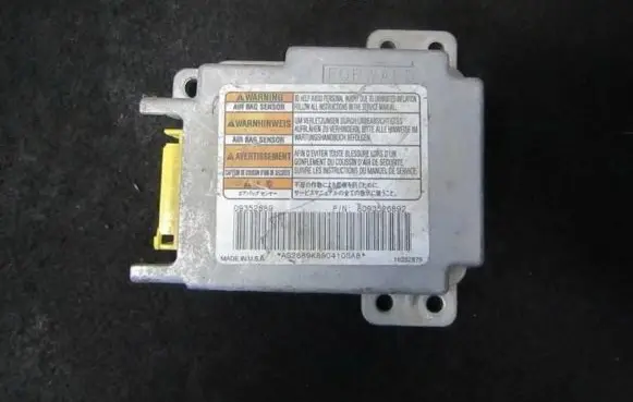 Opel Frontera B Airbag control unit/module 09352689 8093526892