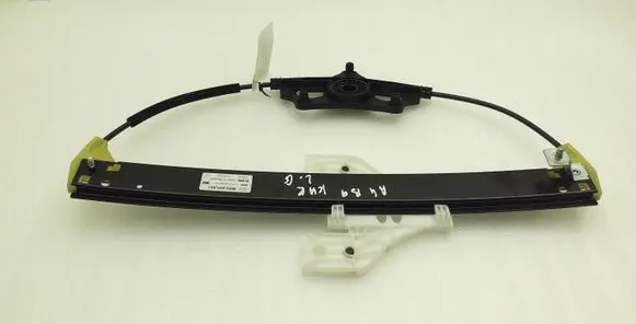 Rear window lifting mechanism without motor
