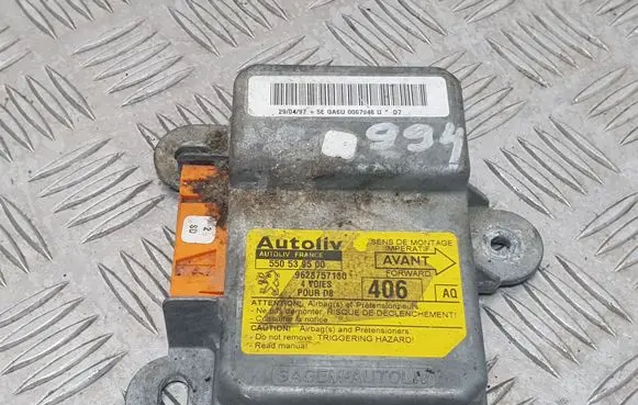 Peugeot 406 Airbag control unit/module 550539500 9628757180