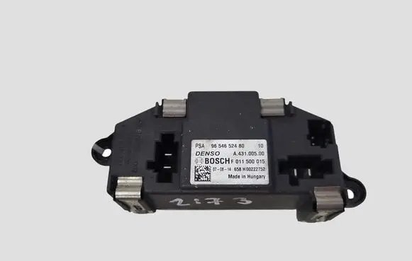 Citroen C4 I Picasso Heater blower motor/fan resistor 9654652480 011500015