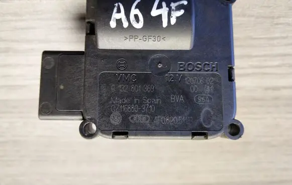 A/C air flow flap actuator/motor