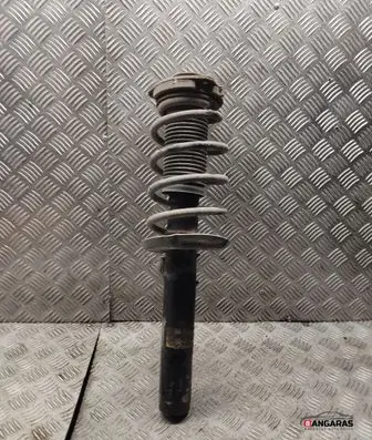 Front shock absorber with coil spring