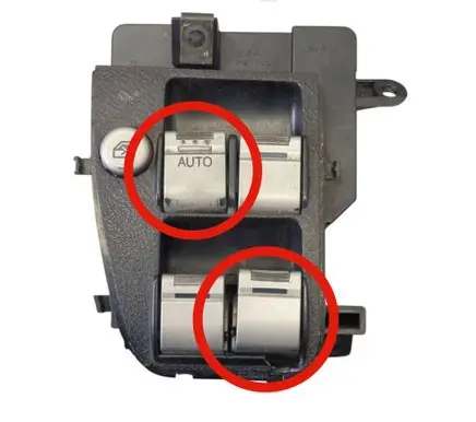 Honda FR-V Electric window control switch SJDM27708 35750SJDG02ZA M27708