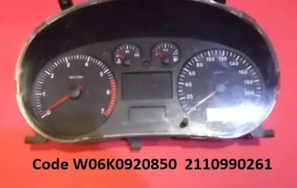 Seat Ibiza II (6k) Speedometer (instrument cluster) W06K0920850 2110990261