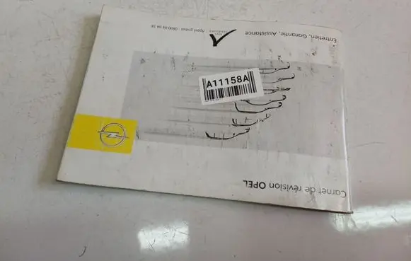 Opel Astra H Owners service history hand book 
