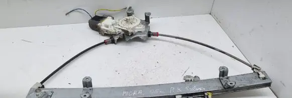 Front door window regulator with motor