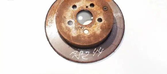 Toyota Avensis T250 Rear brake disc neventiliuojamas