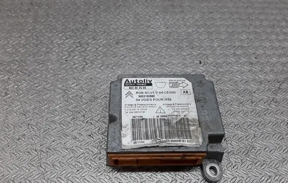 Peugeot Partner Airbag control unit/module 603602500 9653190880