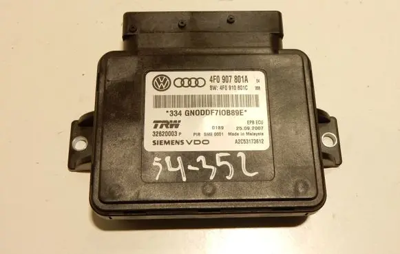 Audi A6 S6 C6 4F Hand brake control module 4F0907801A 54352