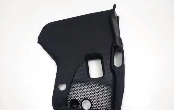 Engine bonnet/hood lock trim molding