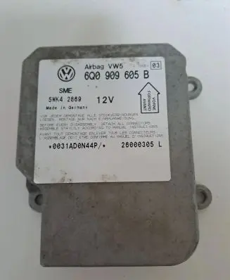 Volkswagen PASSAT B7 Airbag control unit/module 6Q0909605B 5WK42869 26000305L