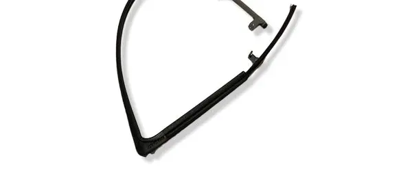 Toyota Yaris XP210 Front door window/glass frame 68151K0010
