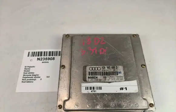 Audi A8 S8 D2 4D Engine control unit/module 4D0907409D 28RTF048 0281010901