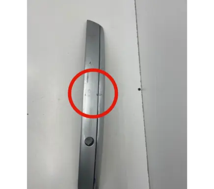Front bumper splitter molding