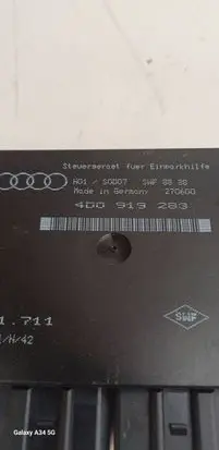 Audi A6 S6 C5 4B Comfort/convenience module 4D0919283