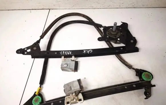 Sliding door window regulator with motor