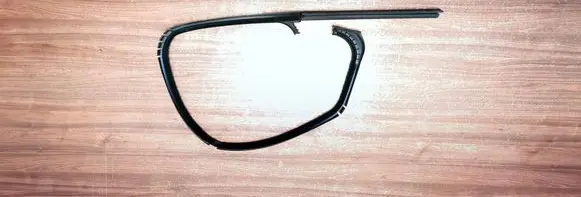 Renault Trafic III (X82) Rubber seal front coupe door window 