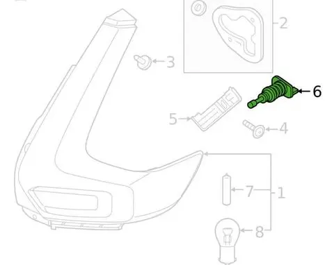 Volvo XC40 Tail light part 31656619