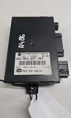 Audi A4 S4 B6 8E 8H Tow bar trailer control unit/module 8E0907383