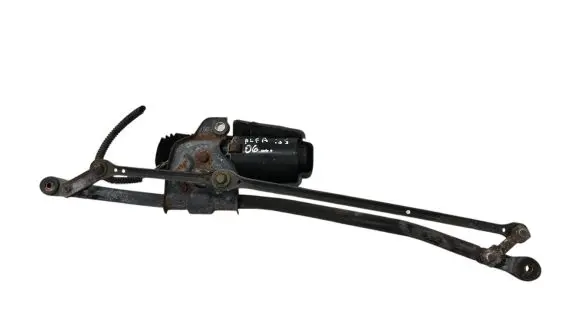 Front wiper linkage and motor
