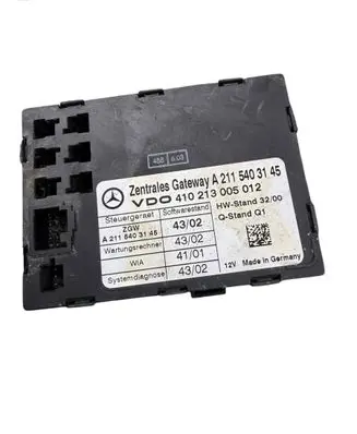 Mercedes-Benz E W211 Gateway control module A2115403145