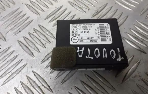 Toyota Auris 150 Immobilizer control unit/module 89780-02040