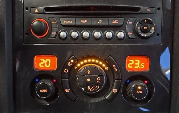 Peugeot 5008 Climate control/heater control trim 96738323XT IMPRK1541642