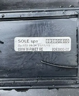 BMW 4 F32 F33 Other sill/pillar trim element 8063800 893801610
