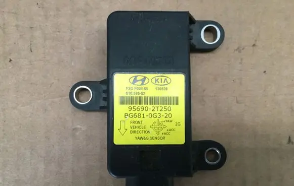 ESP acceleration yaw rate sensor