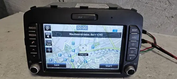 KIA Picanto Radio/CD/DVD/GPS head unit 965601Y701MB2 LAN5002EKTA NBM601KVVR066599
