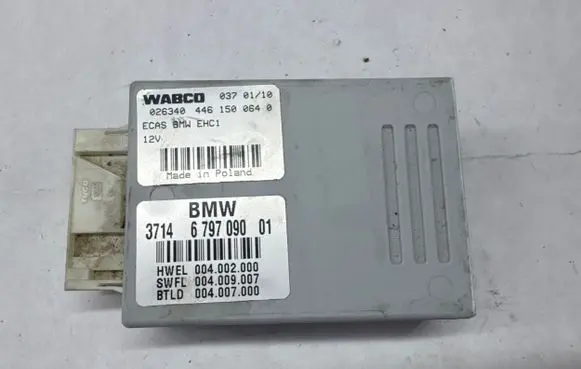 BMW 5 GT F07 Air suspension control unit module (rear) 6797090 004009007 004002000