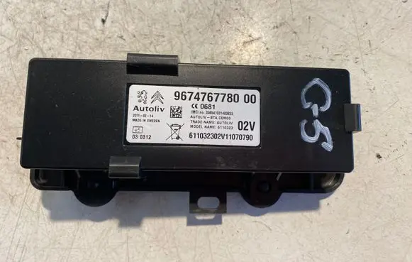 Citroen C5 Bluetooth control unit module 9674767780
