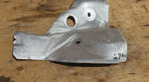 Audi A4 S4 B9 Exhaust heat shield KW242016 8W2804163C